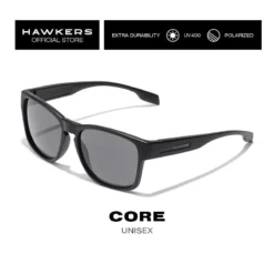 HAWKERS Gafas De Sol Para Hombres Y Mujeres POLARIZED CORE Black