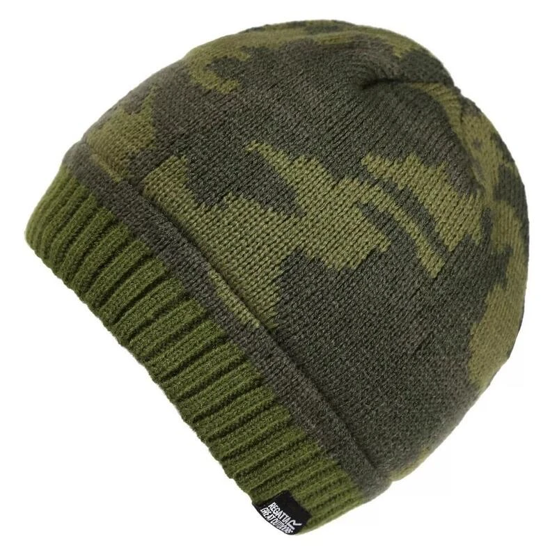 Regatta Gorro Beanie Tarley Camuflaje De Punto Para Niños/Niñas Caqui Oscuro 1 Regatta Gorro Beanie Tarley Camuflaje De Punto Para Niños/Niñas Caqui Oscuro