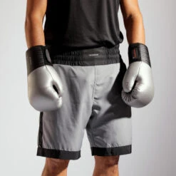 Guantes Boxeo Sparring Outshock 900 Negro/plata -Deporte Total Shop guantes boxeo sparring outshock 900 negroplata 3