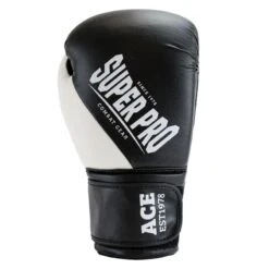 Guantes De Boxeo - Ace - En Blanco Y Negro -Deporte Total Shop guantes de boxeo ace en blanco y negro 4