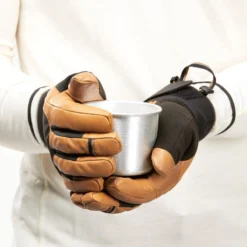 Guantes Térmicos De Montaña Y Trekking De Piel Impermeables Adulto MT 900 -Deporte Total Shop guantes termicos de montaa y trekking de piel impermeables adulto mt 900 4