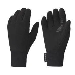 Guantes Térmicos De Montaña Y Trekking Polar Niños 6-14 Años Quechua SH100 Negro