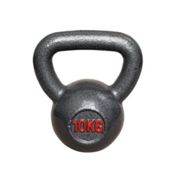 Kettlebell De Hierro Fundido - 10 Kg Para Fitness Y Entrenamiento De Fuerza