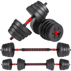 Kit 40 Kg De Mancuernas 2 En 1 Ajustables MultiFit