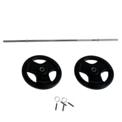 Kit Barra De Musculación + Discos 26 KG ( 25mm) VIMAS SPORT