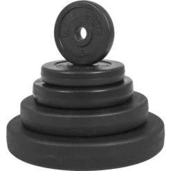 Kit De Musculación Gorilla Sports De 70Kg Discos De Plástico Y Barra De 170cm -Deporte Total Shop kit de musculacion gorilla sports de 70kg discos de plastico y barra de 170cm 2