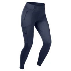 LEGGINGS DE TREKKING Y VIAJE RESISTENTES - TRAVEL 500 - GRIS CLARO - MUJER -Deporte Total Shop leggings de trekking y viaje resistentes travel 500 marino mujer