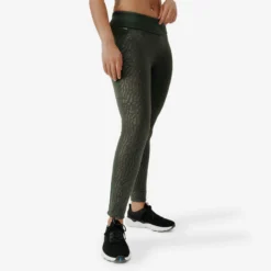 Kalenji Leggings Mallas Térmicas Running Mujer Negro -Deporte Total Shop leggings largos running calidos mujer warm caqui con motivos