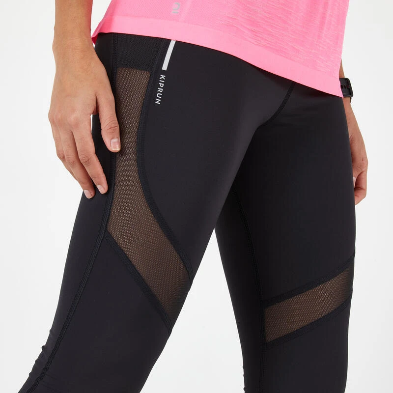 Leggings Mallas Running Largas Mujer Kiprun Support Negro 3 Leggings Mallas Running Largas Mujer Kiprun Support Negro - Imagen 3