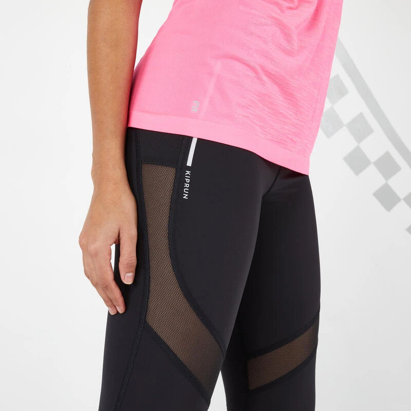 Leggings Mallas Running Largas Mujer Kiprun Support Negro 4 Leggings Mallas Running Largas Mujer Kiprun Support Negro - Imagen 4