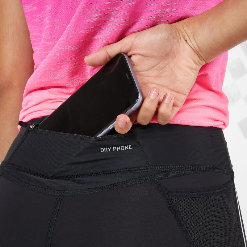 Leggings Mallas Running Largas Mujer Kiprun Support Negro 5 Leggings Mallas Running Largas Mujer Kiprun Support Negro - Imagen 5