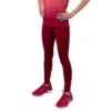 Leggings Running Largos De Poliéster Reciclado Para Mujer TRR Rojo