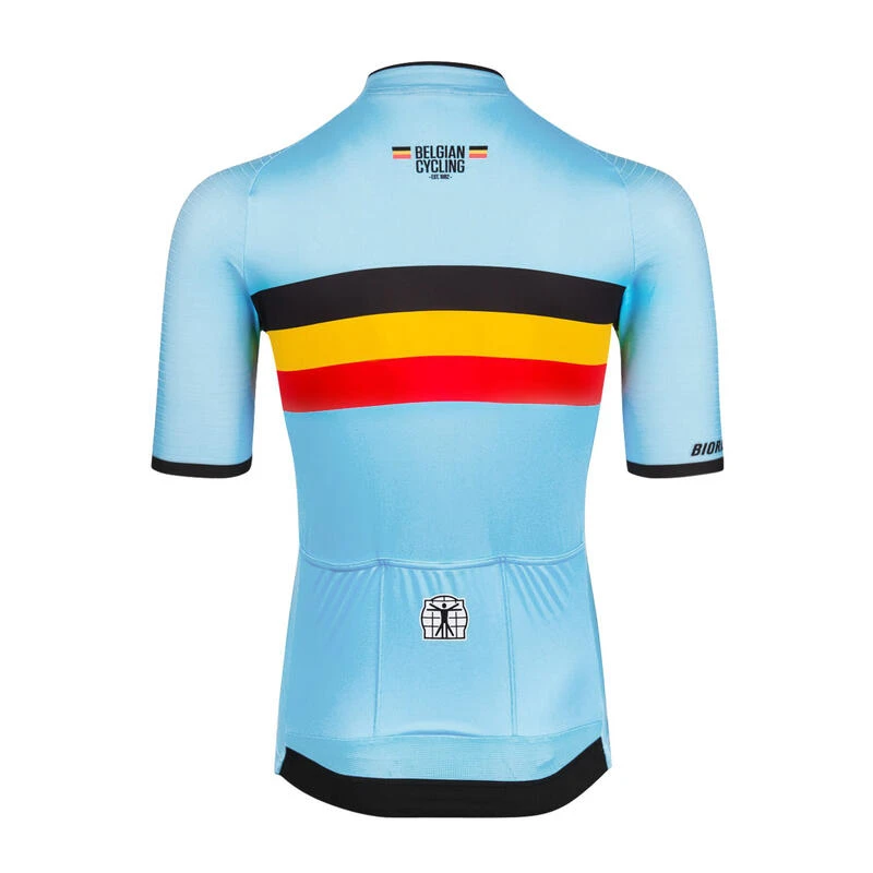 Bioracer Maillot Ciclismo Hombre - Azul - Equipo Oficial De Bélgica (2023) 3 Bioracer Maillot Ciclismo Hombre - Azul - Equipo Oficial De Bélgica (2023) - Imagen 3