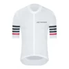 Maillot Ciclismo Manga Corta Hombre Verano Aero Fit Blanco