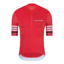 Maillot Ciclismo Manga Corta Hombre Verano Aero Fit Rojo