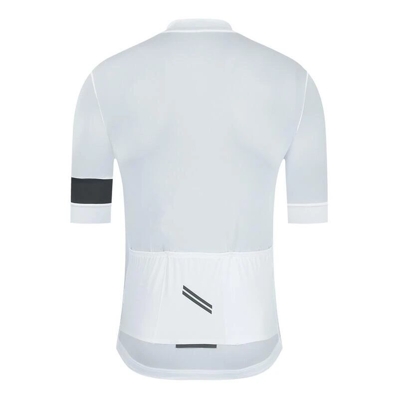 Maillot Ciclismo Manga Corta Hombre Verano Captain Blanco 2 Maillot Ciclismo Manga Corta Hombre Verano Captain Blanco - Imagen 2