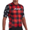 Maillot Ciclismo Manga Corta Hombre ZOOT LTD PEACE LOVE ALOHA Rojo Negro