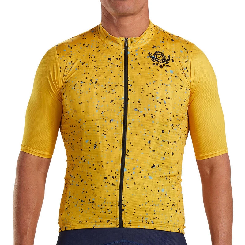 Maillot Ciclismo Manga Corta Hombre ZOOT RECON CYCLE-SULPHER Amarillo 1 Maillot Ciclismo Manga Corta Hombre ZOOT RECON CYCLE-SULPHER Amarillo