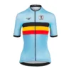 Bioracer Maillot Ciclismo Mujer - Azul - Equipo Oficial De Bélgica (2023)