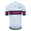 Maillot De Ciclismo Manga Corta Verano Hombre Atelcic KIBO E9 Blanco