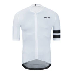 Maillot De Ciclismo Manga Corta Verano Hombre Atelcic NARIUS A22 Blanco