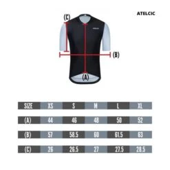 Maillot De Ciclismo Manga Corta Verano Hombre Atelcic NARIUS A22 Blanco -Deporte Total Shop maillot de ciclismo manga corta verano hombre atelcic narius a22 blanco 4