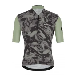 Santini Maillot Gravel Race Ciclismo Hombre Gris