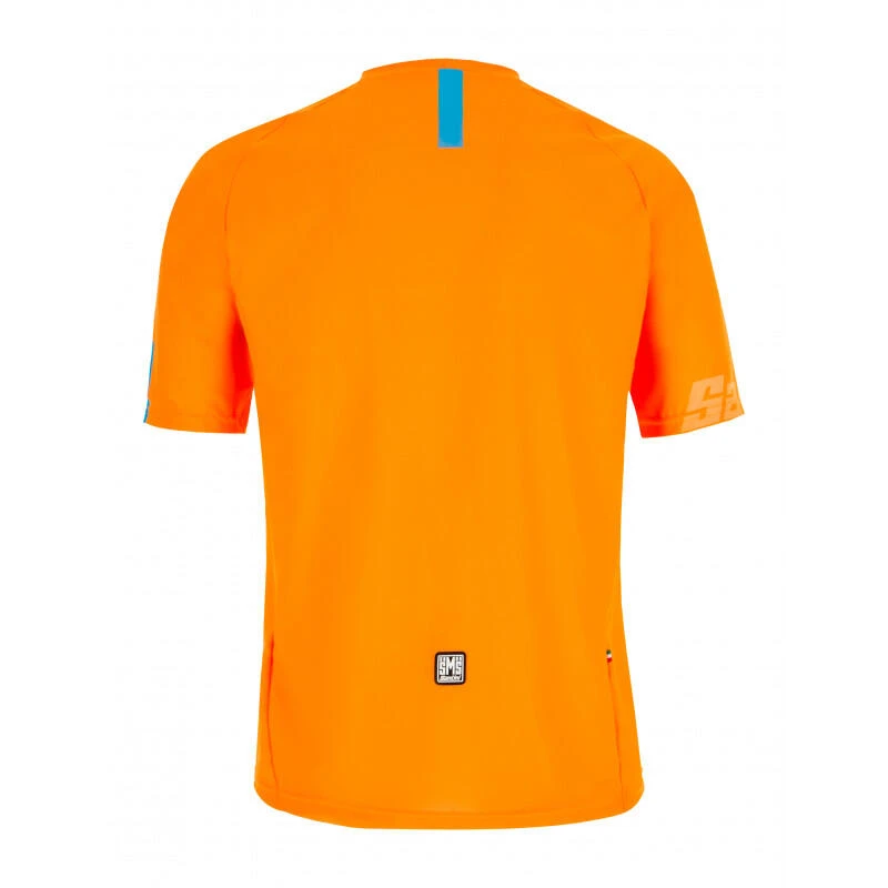 Santini Maillot Mtb Unisex Sasso Naranja Flúor 2 Santini Maillot Mtb Unisex Sasso Naranja Flúor - Imagen 2