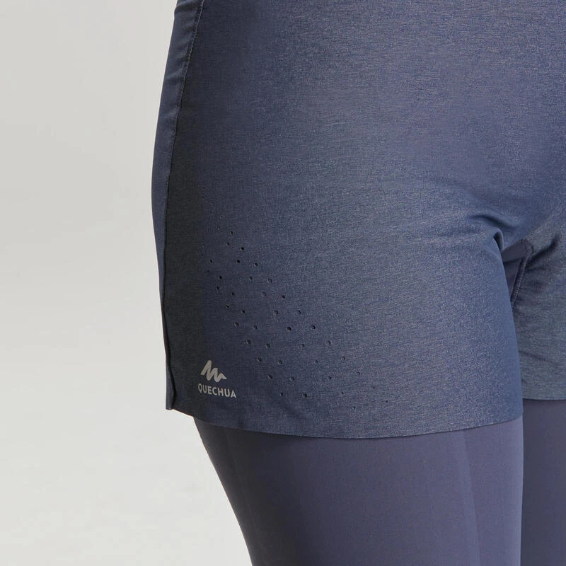 Quechua Mallas Con Pantalón Corto De Montaña Y Trekking Ultraligeras Mujer FH900 Azul 5 Quechua Mallas Con Pantalón Corto De Montaña Y Trekking Ultraligeras Mujer FH900 Azul - Imagen 5