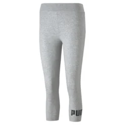 Mallas Mujer PUMA 3/4 Essentials Logo Negro -Deporte Total Shop mallas mujer puma 34 essentials logo gris