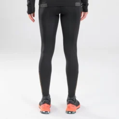 Mallas Trail Running Mujer Emboss Negro Largas