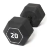 Mancuerna 20 Kg Hexagonal Dumbbell Musculación Cross Training Corength