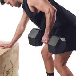 BODYTONE Mancuernas De Goma Hexagonales Profesionales 27Kg -Deporte Total Shop mancuernas de goma hexagonales profesionales 27kg 3