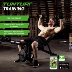 Mancuernas Tunturi 20kg - 2 Barras -Deporte Total Shop mancuernas tunturi 20kg 2 barras 4