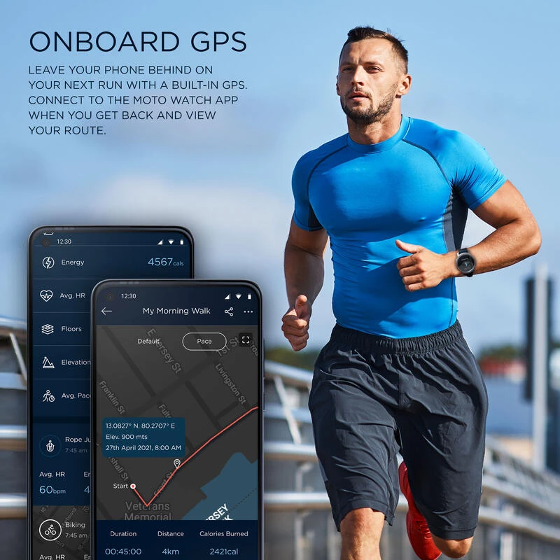 Motorola Moto SmartWatch 100 - Reloj Inteligente De 42 Mm, Hasta 14 Días De Bate 5 Motorola Moto SmartWatch 100 - Reloj Inteligente De 42 Mm, Hasta 14 Días De Bate - Imagen 5