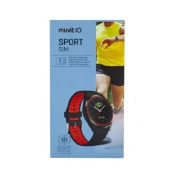 Muvit IO Reloj De Actividad Y Sueño Sport SIM Negro/rojo -Deporte Total Shop muvit io reloj de actividad y sueo sport sim negrorojo 2