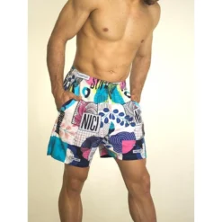 Pantalón Corto Hombre Banbroken SYNCHRO Multicolor -Deporte Total Shop pantalon corto hombre banbroken synchro multicolor 2