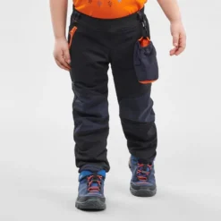 Pantalón De Montaña Y Trekking De Invierno Niños 2-6 Años Quechua MH550 Negro