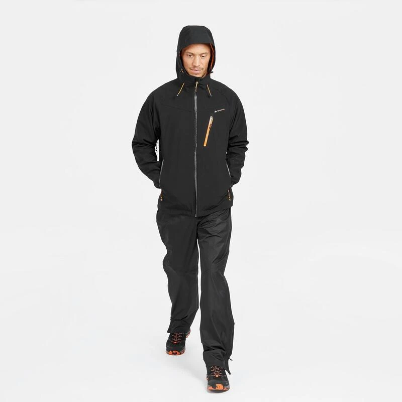 Pantalón De Montaña Y Trekking Hombre Impermeable Quechua MH500 Negro 4 Pantalón De Montaña Y Trekking Hombre Impermeable Quechua MH500 Negro - Imagen 4