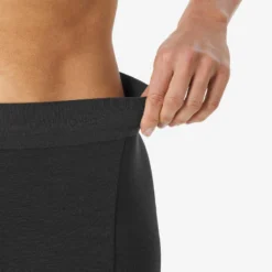 Pantalón Interior De Montaña Y Trekking Lana Merino Mujer Forclaz Trek500 Negro -Deporte Total Shop pantalon interior de montaa y trekking lana merino mujer forclaz trek500 negro 3