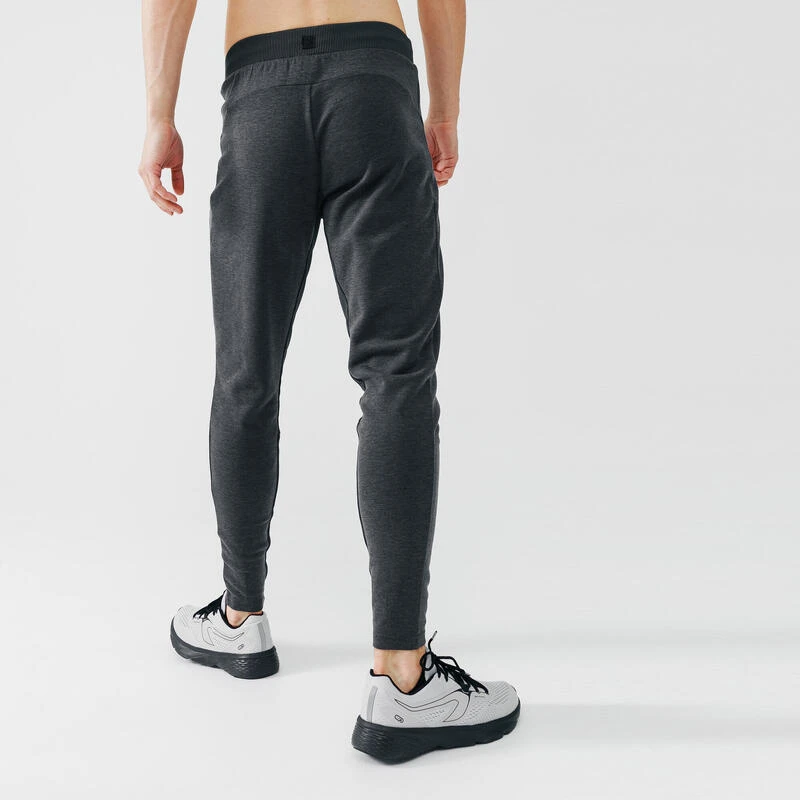 Pantalón Running Hombre Kalenji Warm+ Gris 2 Pantalón Running Hombre Kalenji Warm+ Gris - Imagen 2