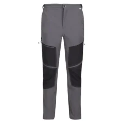 Regatta Pantalones De Senderismo Questra IV Para Hombre Negro -Deporte Total Shop pantalones de senderismo questra iv para hombre gris oscuro negro