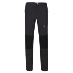 Regatta Pantalones Questra III Para Hombre Ceniza, Negro