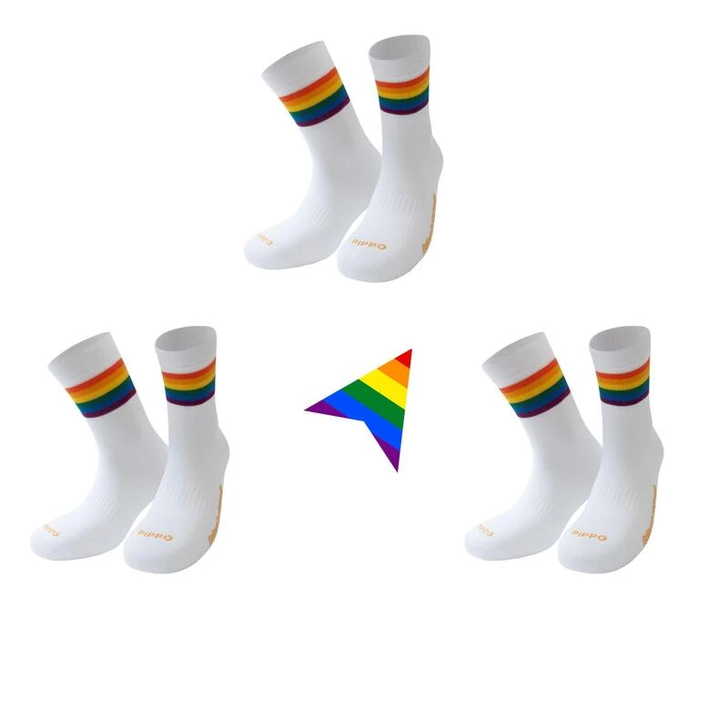 PIPPO Amsterdam Road Socks Statement Pride Edición Limitada 3 Piezas 1 PIPPO Amsterdam Road Socks Statement Pride Edición Limitada 3 Piezas