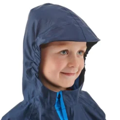 Poncho Impermeable De Montaña Y Trekking Niños 2-6 Años Quechua MH100 Azul -Deporte Total Shop poncho impermeable de montaa y trekking nios 2 6 aos quechua mh100 azul 2