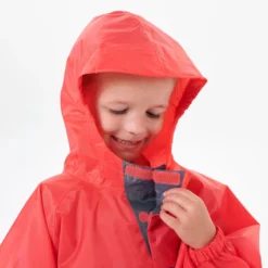 Poncho Impermeable Montaña Y Trekking Niños 2-6 Años Quechua MH100 Naranja -Deporte Total Shop poncho impermeable montaa y trekking nios 2 6 aos quechua mh100 naranja 3