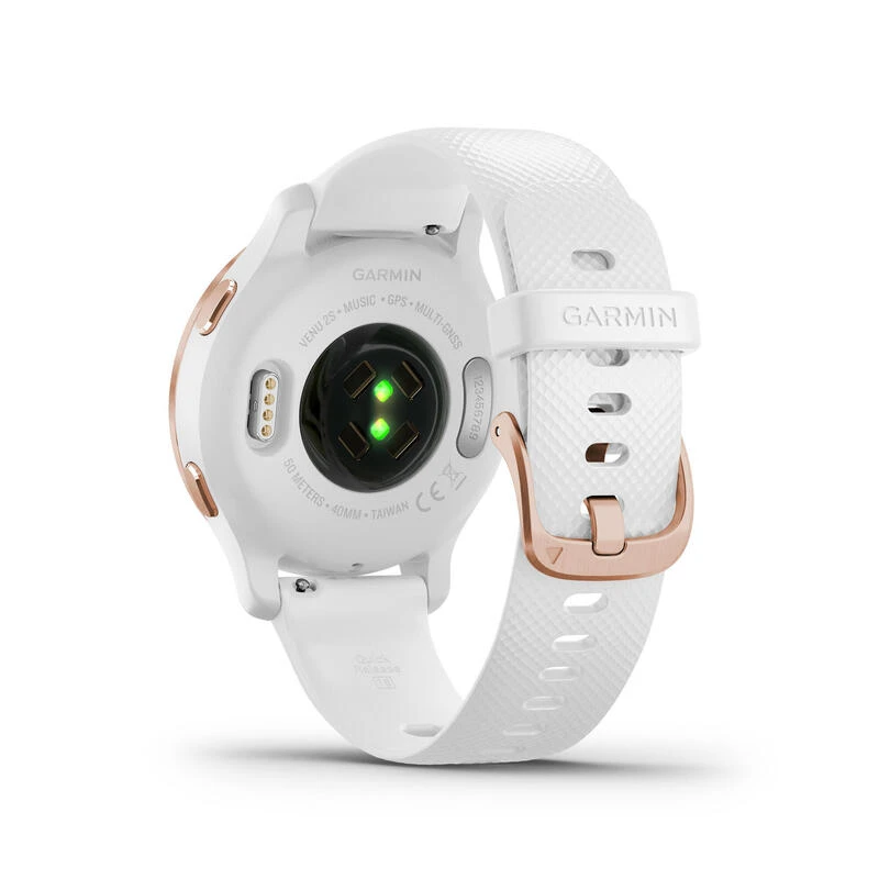 Reloj Inteligente GPS Múltiples Deportes Garmin Venu 2S Rosa Dorado Blanco 2 Reloj Inteligente GPS Múltiples Deportes Garmin Venu 2S Rosa Dorado Blanco - Imagen 2