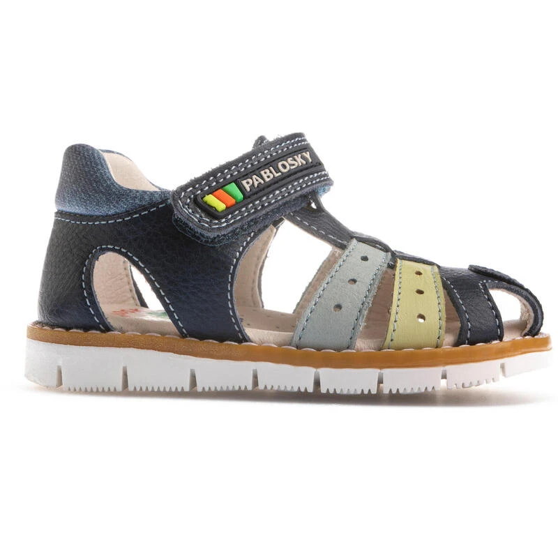 Sandalias De Marcha Deportiva De Piel De Bebé Niño PABLOSKY En Azul Marino 2 Sandalias De Marcha Deportiva De Piel De Bebé Niño PABLOSKY En Azul Marino - Imagen 2
