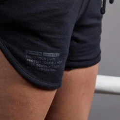 Short De Boxeo Mujer Outshock 100 Negro -Deporte Total Shop short de boxeo mujer outshock 100 negro 2