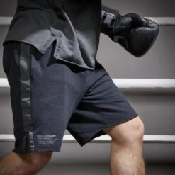 Short Pantalon Corto De Boxeo Outshock 100 Negro -Deporte Total Shop short pantalon corto de boxeo outshock 100 negro 3